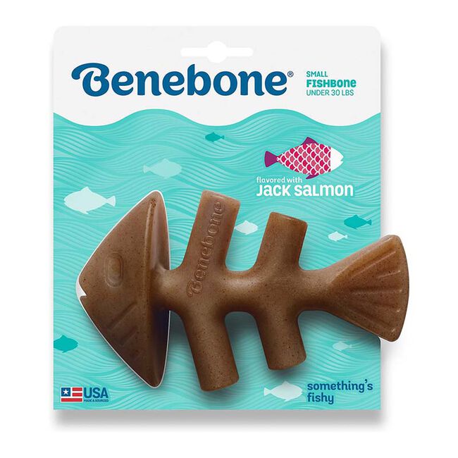 Benebone Fishbone Dog Chew - Jack Salmon Flavor image number null