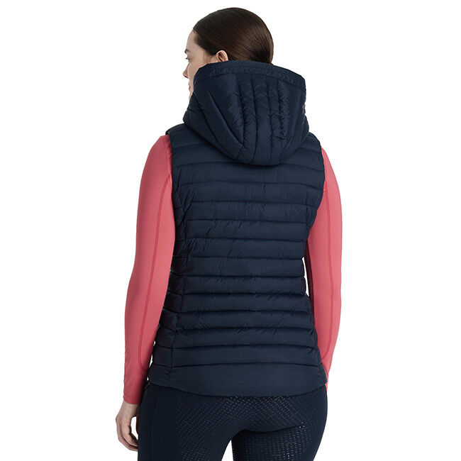 LeMieux Women's Rose Hooded Puffer Vest - Navy image number null