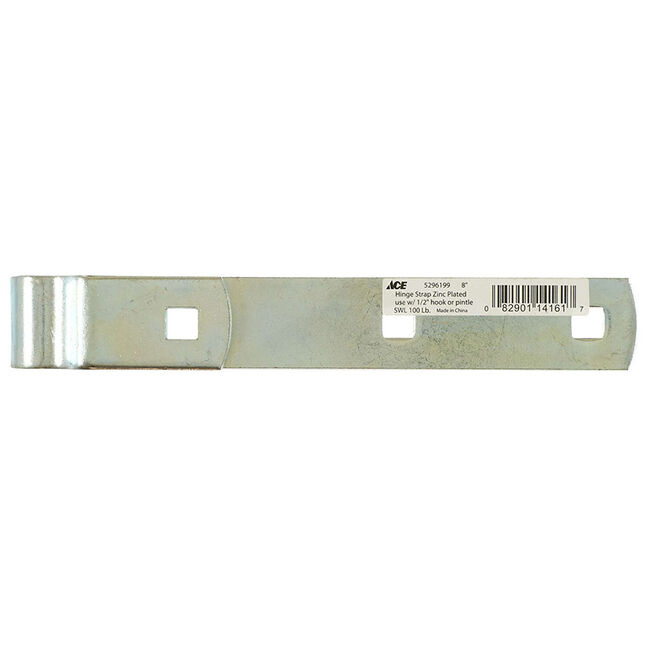 Ace Hardware 8" Zinc-Plated Steel Hinge Strap image number null