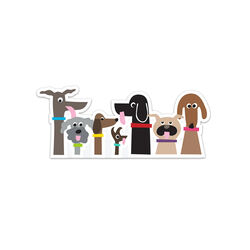 R. Nichols Dog Pack Magnet