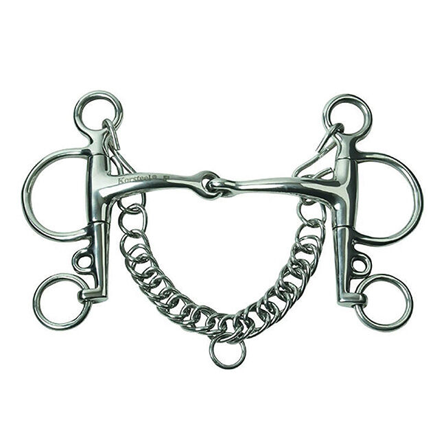 Korsteel JP Jointed Eggbutt Pelham Bit image number null