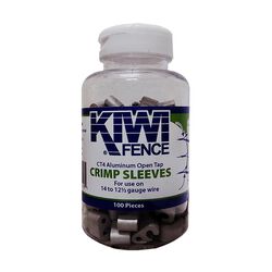 Kencove Farm Fence Supplies Crimp Sleeve - Open Tap 12.5 Gauge - 100-Pack