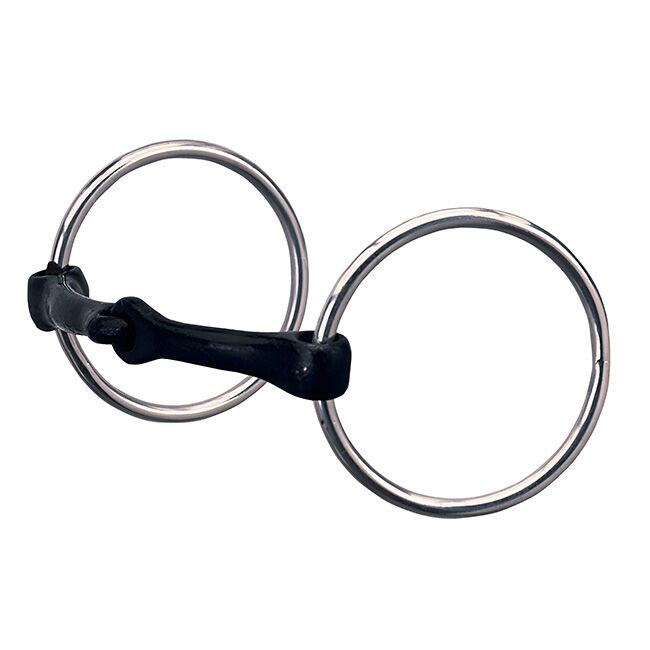 Weaver Equine All Purpose Ring Snaffle Bit with Sweet Iron Mouth - Closeout image number null