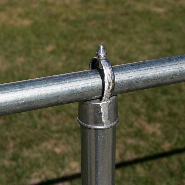 YardGard 126" Steel Chain Link Top Rail image number null