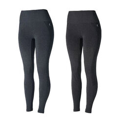 Horze Women's Naomi Seamless Silicone Full Seat Tights