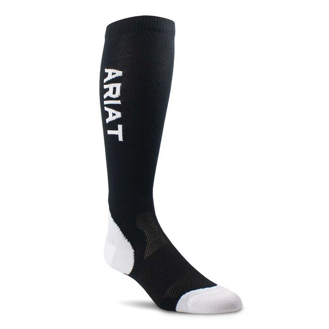 Ariat Women's AriatTEK Performance Socks - Black/White image number null