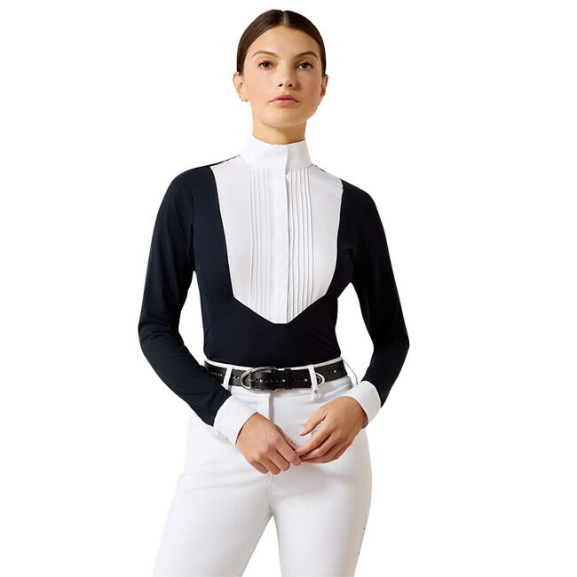 Ariat Women's SolVeil Show Shirt - Show Navy image number null