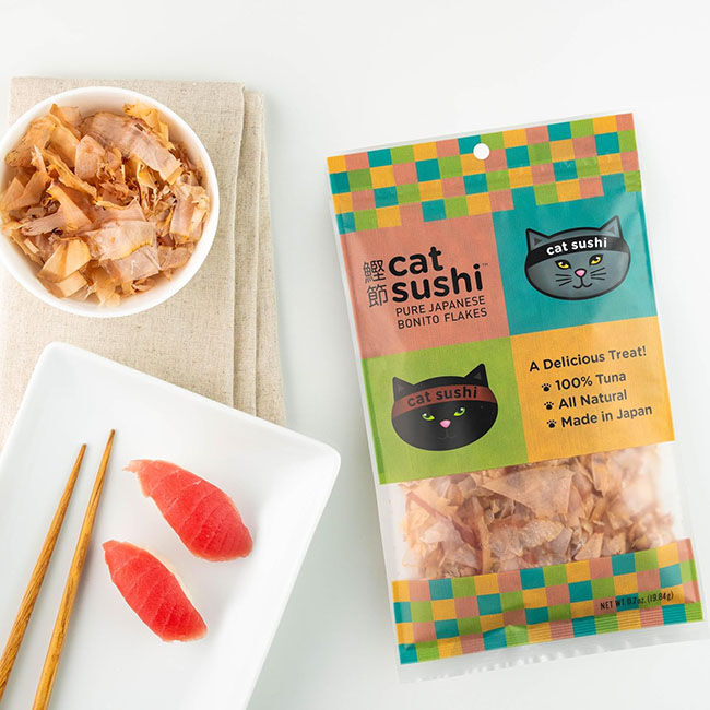 Presidio Natural Pet Cat Sushi Bonito Flakes - 0.7 oz image number null