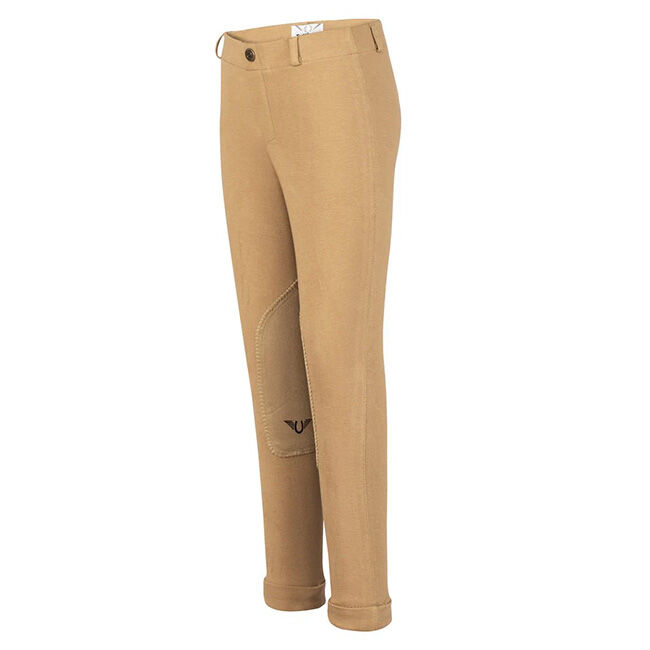 TuffRider Kids' Starter Lowrise Pull-On Jodhpurs - Sand image number null