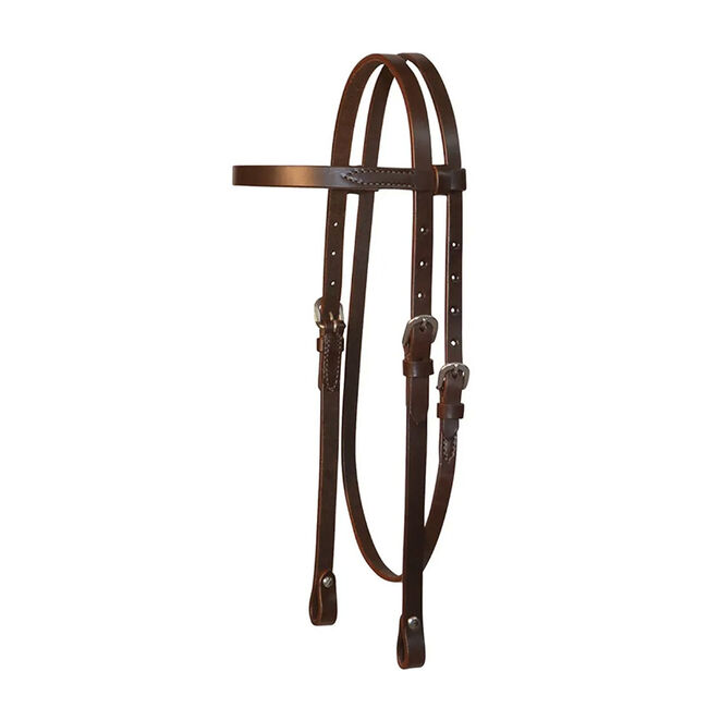 Circle Y Lightweight Classic Smooth Browband Headstall image number null