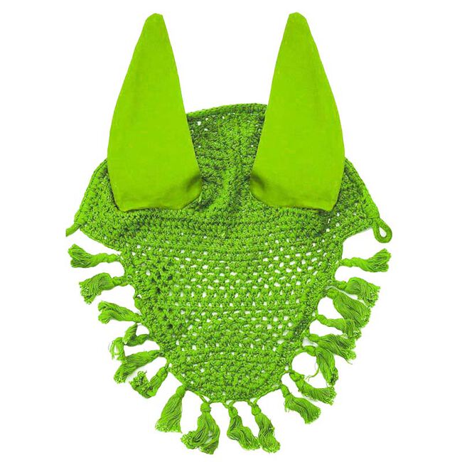 Horse Fare Crochet Ear Net with Tassels image number null