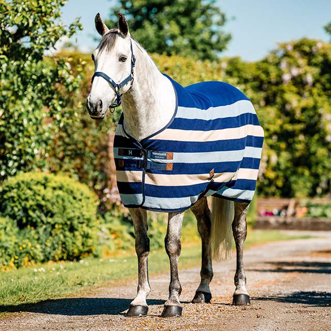 Horseware Newmarket Fleece Cooler - Witney Navy image number null