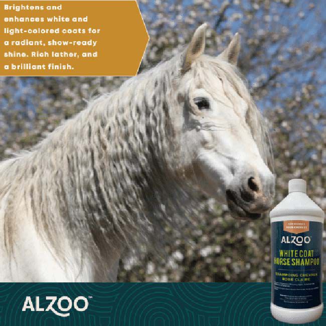 ALZOO White Coat Horse Shampoo - 32 oz image number null