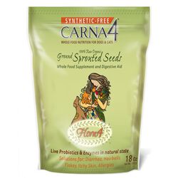 Carna4 Flora4 Ground Sprouted Seeds Food Topper Dog/Cat Supplement