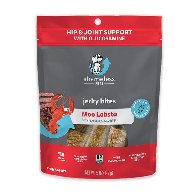 Shameless Pets Jerky Bites Dog Treats Healthy Hip & Joint Support