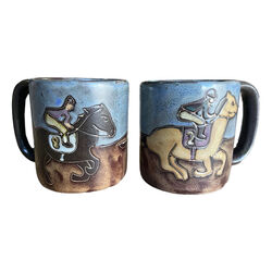 Galleyware Mara Stoneware Mug - Race Horses