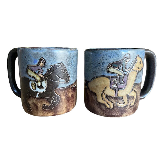 Galleyware Mara Stoneware Mug - Race Horses image number null