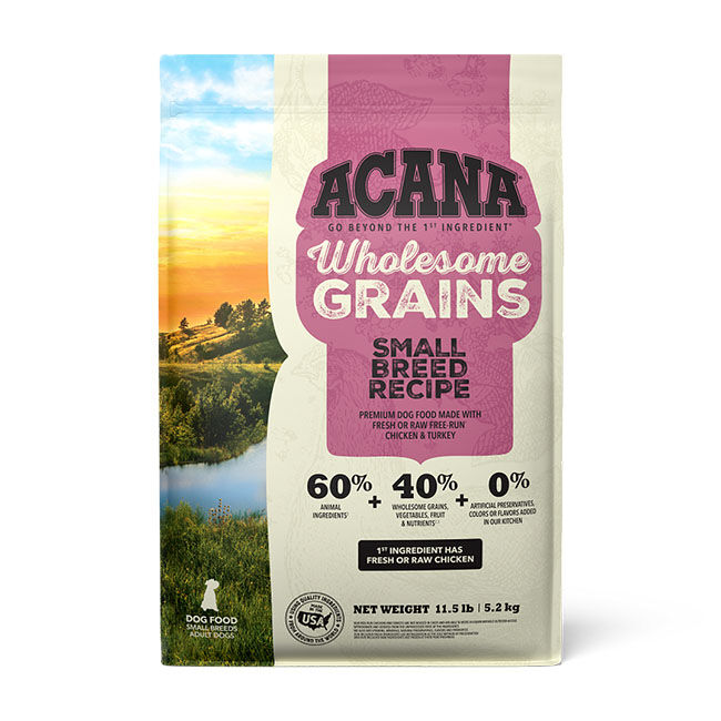 ACANA Wholesome Grains Dog Food - Small Breed Recipe image number null