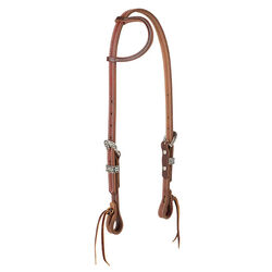 Weaver Equine Ken McNabb Sliding Ear Headstall with Decorative Buckles