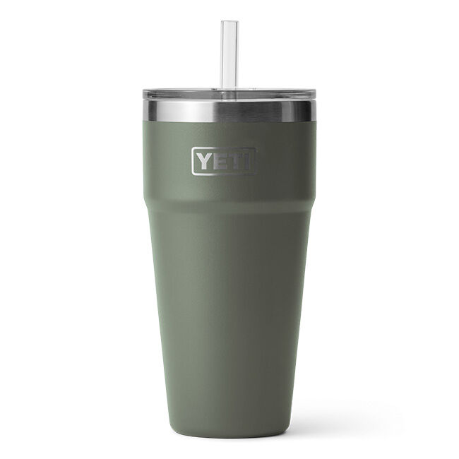 ＜限定カラー＞YETI Rambler 26oz Stackable With Straw Cup Camp Green / イエティ ランブラー 769ml カップ ストロー付 YETI Rambler 26 oz Stackable Cup with Straw Lid - Camp Green | The