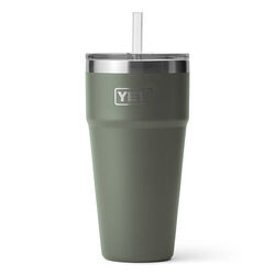 YETI Rambler 26 oz Stackable Cup with Straw Lid - Camp Green