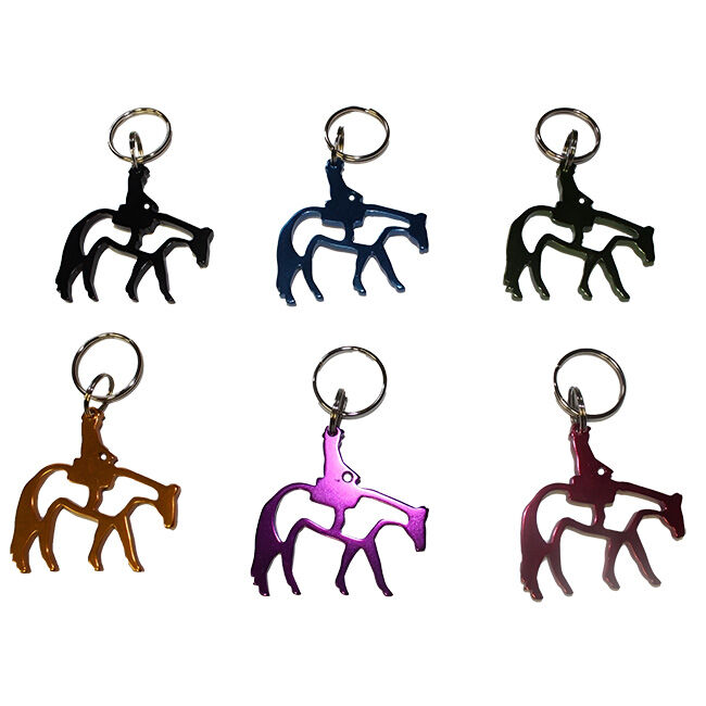 Intrepid International Western Horse & Rider Keychain - Assorted image number null