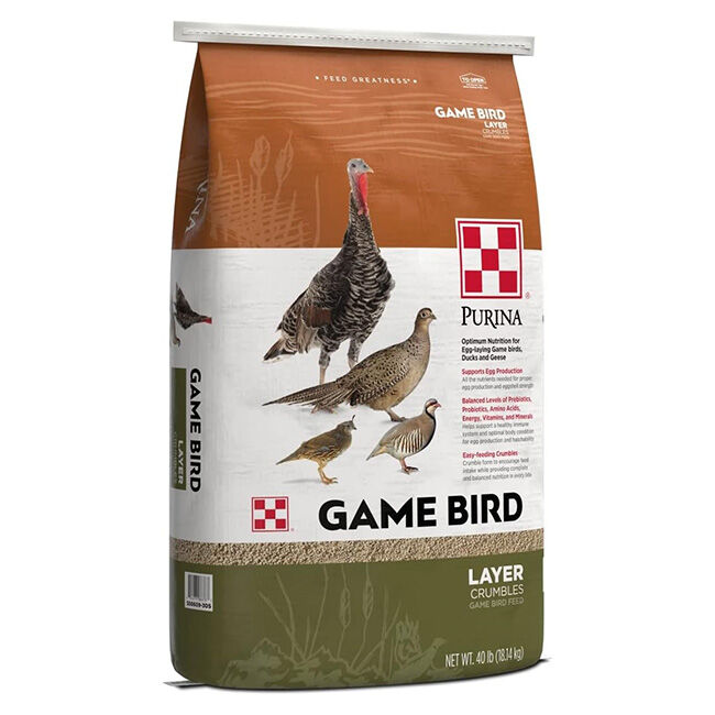 Purina Mills Game Bird Breed Layer Crumbles - 50 lb image number null