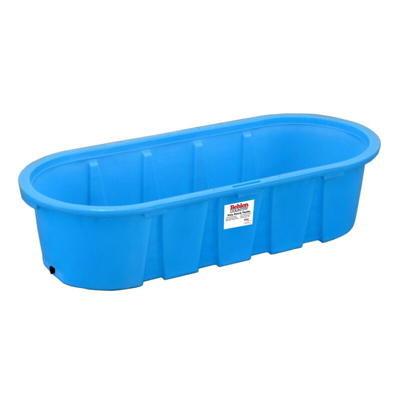 Behlen Country Farm Flex Oval Tank - 300-Gallon Capacity - Blue