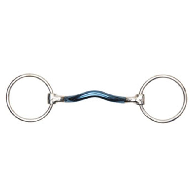 Shires Blue Sweet Iron Loose Ring with Mullen Mouth image number null