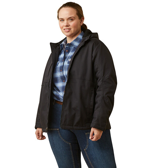 Ariat Women's Rebar DuraCanvas Insulated Jacket - Black - Closeout image number null
