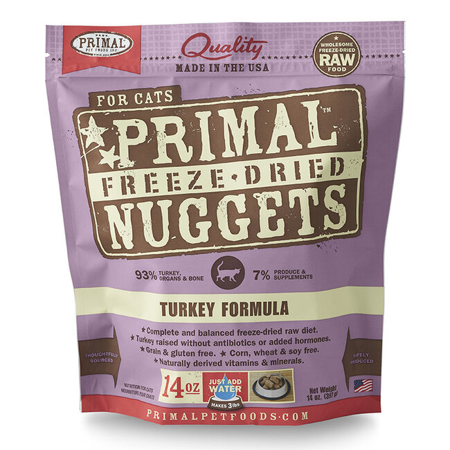 Primal Freeze Dried Turkey Nugget Cat Food  image number null