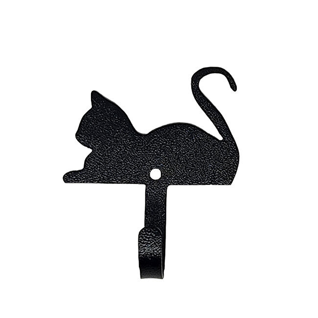 Metal Mazing Hook - Handmade in NH - Cat Laying image number null
