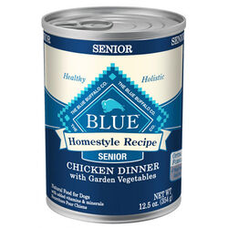 Blue Buffalo Homestyle Senior Dog Food - Chicken Dinner with Garden Vegetables - 12.5 oz