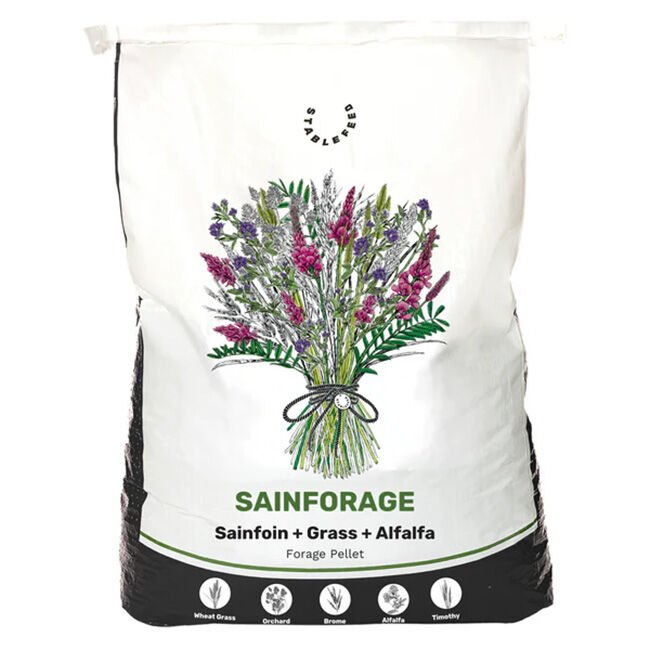 StableFeed Sainforage Pellets - Sainfoin & Grass & Alfalfa - 40 lb image number null