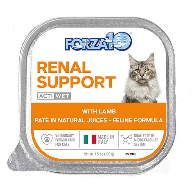 Forza10 Nutraceutic Actiwet Cat Food - Renal Support Diet - Lamb