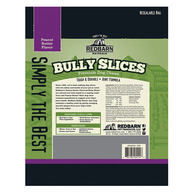 RedBarn Bully Slices Peanut Butter Flavor image number null