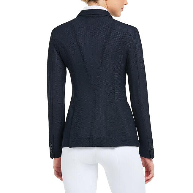 RJ Classics Women's Harmony Mesh Show Coat - Navy image number null