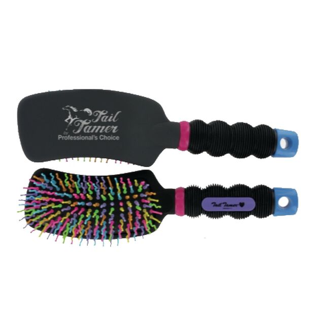 Tail Tamer Curve Handle Brush Rainbow image number null