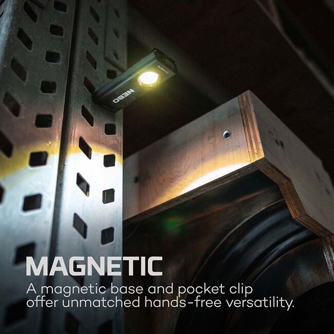 NEBO SLIM+ 1200 Rechargeable Pocket Light with Laser Pointer & Power Bank image number null