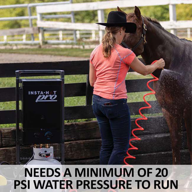 Insta-Hot Pro Portable Horse Washing System with Cart & Basket image number null