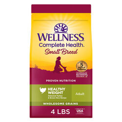 Wellness Complete Health Dog Food - Healthy Weight Small Breed Recipe - 4 lb