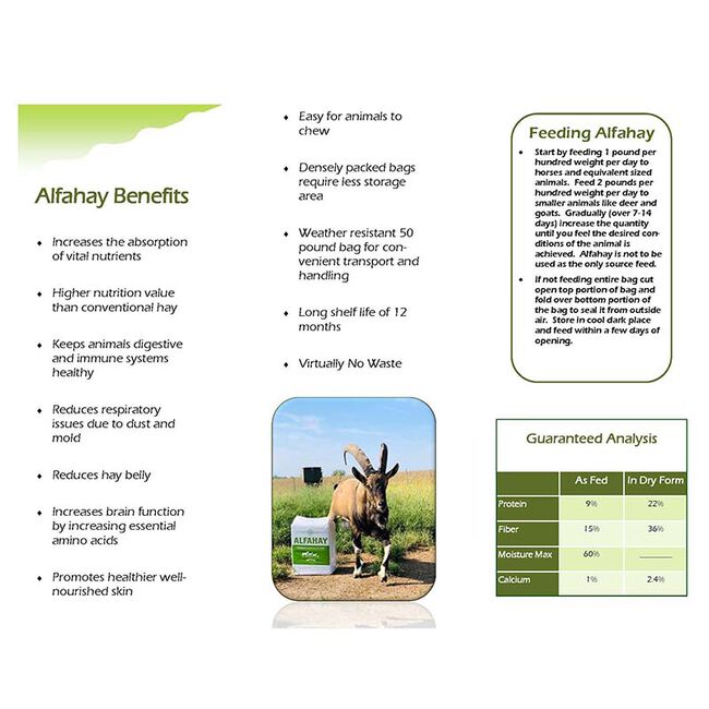 Alfahay Probiotic Alfalfa - 50 lb image number null