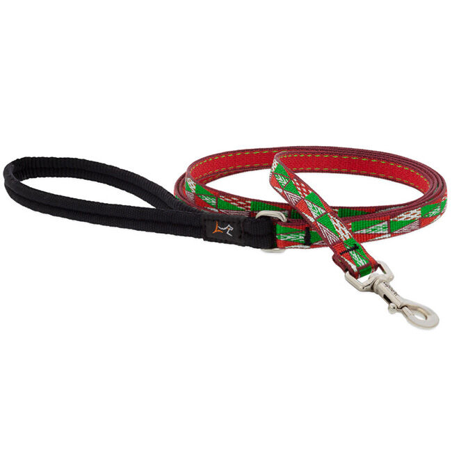 Lupine Pet Holiday Designs Dog Leash - Christmas Trees image number null