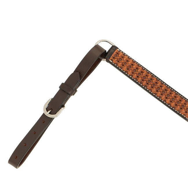 Weaver Equine Floret Tooled Straight Breast Collar image number null