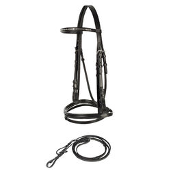 Horze Weston Flash Bridle with Reins