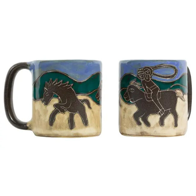 Galleyware Mara Stoneware Mug - Cowboy image number null