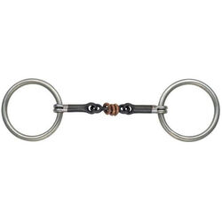 Shires Sweet Copper Roller Loose Ring Snaffle