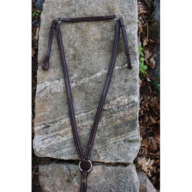 KL Select Black Oak Padded Round Raised Breastplate image number null