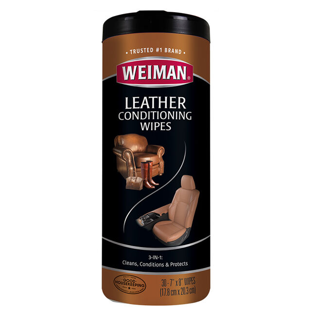 Weiman Leather Conditioning Wipes - 30-Count image number null