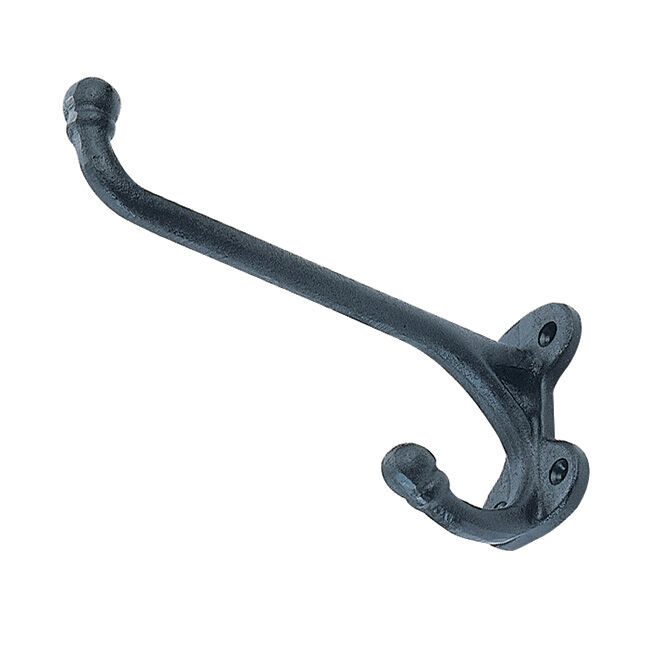 Weaver 8" Cast Iron Black Coated Harness Hook image number null